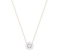 Swarovski Colgante Sunshine Sol – Blanco – Baño tono oro rosa