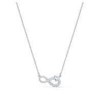 Swarovski Collar Swarovski Infinity, Símbolo del infinito, Blanco, Baño de rodio