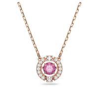 Swarovski Collar Swarovski Sparkling Dance, Redondo, Rojo, Baño tono oro Rosa