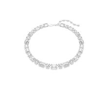 Swarovski Collar Tennis Millenia, Talla octogonal, Blanco, Baño de rodio