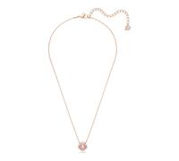 Swarovski Collar Una, Trébol, Rosa, Baño tono oro rosa