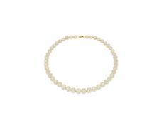 Swarovski Collar Una Angelic, Talla redonda, Blanco, Acabado en oro de 18 quilates