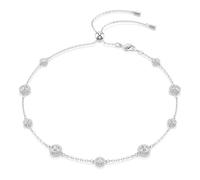 Swarovski Collar Una Angelic, Talla redonda, Motivos de doble cara, Blanco, Baño de rodio