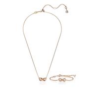 Swarovski - Conjunto de Collar y Pulsera Hyperbola - Accessories - Mujer - Rosa - ONE SIZE -