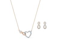 Swarovski Conjunto de joyería 'Hyperbola' oro / plata / transparente One Size EUR