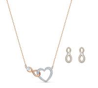 Conjunto Hyperbola, Infinity y corazón, Blanco, Combinación de acabados metálicos OS