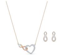 Conjunto Hyperbola, Infinity y corazón, Blanco, Combinación de acabados metálicos OS
