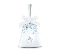 Swarovski Small Bell Ornament with Star, 2020 Limited Edition, Swarovski Crystal Christmas Tree and Home Ornament