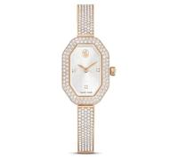 Swarovski Dextera 5672992 - Reloj de Pulsera Hecho en Suiza, Pulsera de Metal, Tono Oro Rosa, Acabado en Tono Oro Rosa