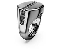 Swarovski DEXTERA: SEÑAL GRY/RUS 50-55 32 For Man Black 55, 50-55, Cristales, chapado en rutenio, Ninguna piedra preciosa