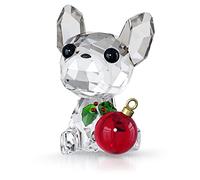 Swarovski Figura de Cristal Bulldog Francés, con Cristal Swarovski Brillante, Colección Holiday Cheers de Swarovski