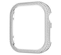 Swarovski Funda para Apple Watch para Mujer, Baño de rodio, Colección Sparkling de Swarovski
