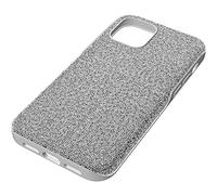 Swarovski Funda para smartphone High, iPhone 12 mini, Tono plateado