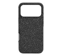 Swarovski Funda para Smartphone High, iPhone 17 Pro Max, Accesorio Móvil, Cristales, Compatible con iPhone 17 Pro Max y Cargadores Oficiales Apple, Colección High, Negro