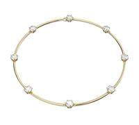 Swarovski Gargantilla Constella para Mujer, con Cristales Blancos Talla Redonda, Baño Tono Oro, Colección Constella de Swarovski