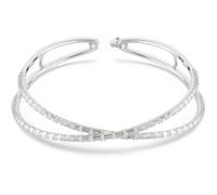 Swarovski Gargantilla Hyperbola Infinito Blanco Chapado Rodio