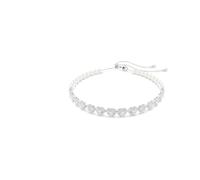 Swarovski Gargantilla Tennis Ariana Grande x, Tallas mixtas, Corazón, Blanca, Baño de rodio