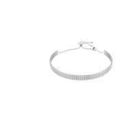 Swarovski Gargantilla Tennis Matrix, Talla redonda, Blanca, Baño de rodio, One Size, Cristal, Cristal
