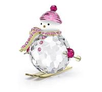 SWAROVSKI Holiday Cheers Dulcis - Muñeco de nieve rosa