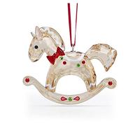 Swarovski Holiday Cheers Gingerbread Rocking Horse Ornament