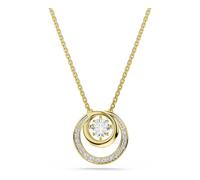 Swarovski Hyperbola Collezione, Taglio rotondo, Bianco, Placcato tonalità oro