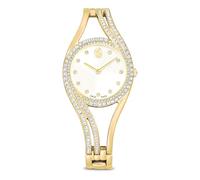 Swarovski Hyperbola Reloj Brazalete, Swiss Made, Pulsera De Metal, Tono Dorado, Acabado Tono Dorado