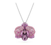 Swarovski idyllia - colgante de rosa chapado en rodio, talla única, c