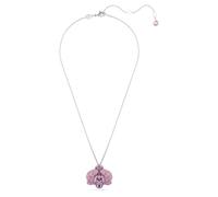 Swarovski Idyllia - Colgante de rosa chapado en rodio, talla única, cristal
