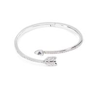 Swarovski Idyllia Collezione Bracciale rigido, Tagli misti, Freccia, Bianco, Placcato rodio