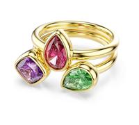 Swarovski Imber Colección, Mixed Cuts, Multicolor, Acabado oro 18k