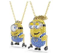Conjunto Minions James and Henry, Pavé, Multicolor, Baño tono oro OS