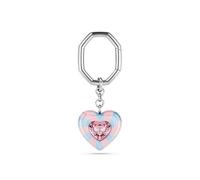 Swarovski Llavero Dulcis, Talla de corazón, Corazón, Multicolor, Baño de rodio