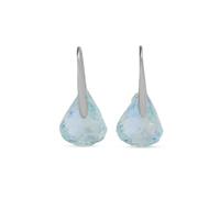 Pendientes Lunar, Azules, Baño de rodio OS