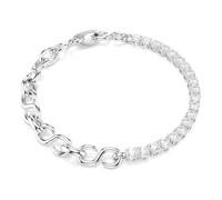 Swarovski Matrix Colección Pulsera, Round Cut, Blanco