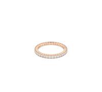 Swarovski Anillo Vittore – blanco, acabado tono oro rosa – talla 52 redonda