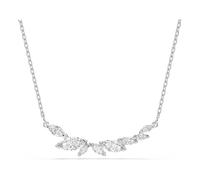 Swarovski Mesmera Collar, Talla Marquesa, Blanco, Baño De Rodio