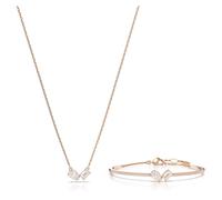 Conjunto Mesmera, Tallas mixtas, Blanco, Baño tono oro rosa OS