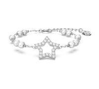 Swarovski Mujer Pulsera Metal Plata Cristales Stella M Estrella 5645385