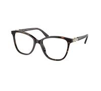 Swarovski Mujer SK2020 1002 Monturas ópticas Acetato Marrón Transparente Cuadrada Normal