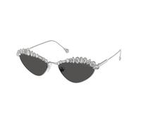 Swarovski Mujer SK7009 400187 Gafas de sol Metal Plata Gris Geométrico Normal