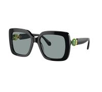 Swarovski Mujer Sunglass SK6001 - Color del Marco: Negro, Color de la Lente: Gris Oscuro