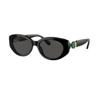 Swarovski Mujer Sunglass SK6002 - Color del Marco: Negro, Color de la Lente: Gris Oscuro