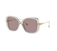 Swarovski Mujer Sunglass SK6011 - Color del Marco: Marrón claro transparente, Color de la Lente: Violeta