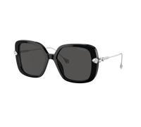 Swarovski Mujer Sunglass SK6011 - Color del Marco: Negro, Color de la Lente: Gris Oscuro