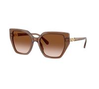 Swarovski Mujer Sunglass SK6016 - Color del Marco: Marrón Transparente, Color de la Lente: Marrón Degradado