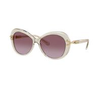 Swarovski Mujer Sunglass SK6026 - Color del Marco: Beige transparente, Color de la Lente: Violeta Degradado