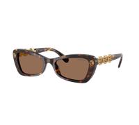Swarovski Mujer Sunglass SK6033 - Color del Marco: Habana, Color de la Lente: Marrón Oscuro