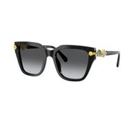 Swarovski Mujer Sunglass SK6041 - Color del Marco: Negro, Color de la Lente: Polarized Gris Degradado