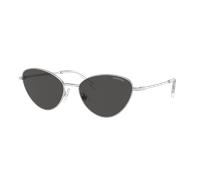 Swarovski Mujer Sunglass SK7014 - Color del Marco: Plateado, Color de la Lente: Gris Oscuro