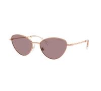Swarovski Mujer Sunglass SK7014 - Color del Marco: Rose Gold, Color de la Lente: Marrón y morado claro